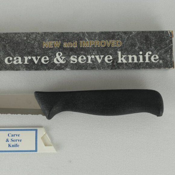 Quikut Sharpkut II Carve & Serve Serrated Knife NWT - Picture 3 of 4